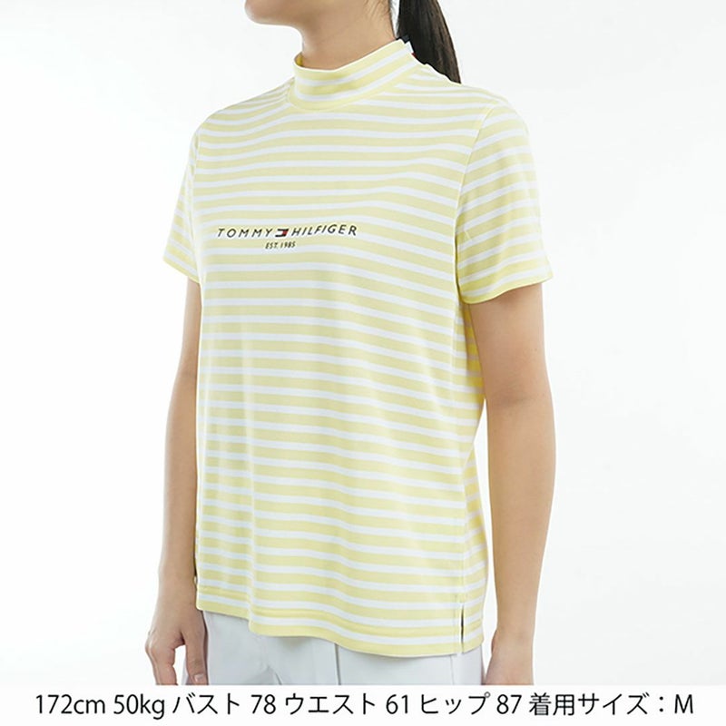 トミー ヒルフィガー ゴルフ Tommy Hilfiger Golf レディース レディース フロントロゴ 半袖モックネックシャツ THLA512 詳細22