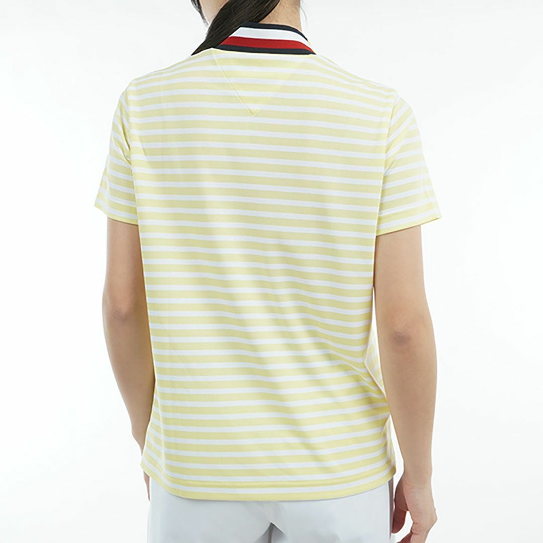 トミーヒルフィガーゴルフ モックネック総柄半袖 Lベージュ キャンペーン対象商品】【30％OFF】[トミー ヒルフィガー ゴルフ