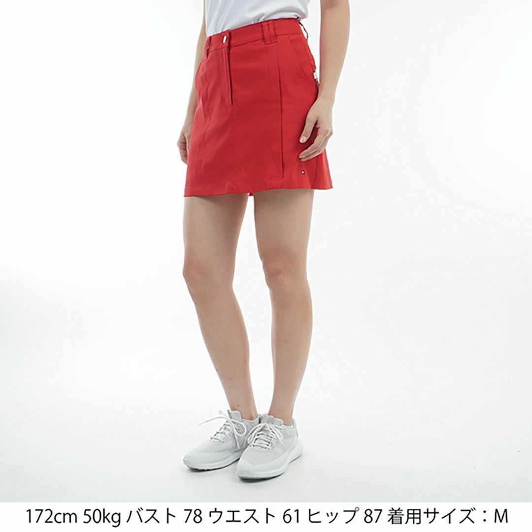 トミー ヒルフィガー ゴルフ Tommy Hilfiger Golf レディース レディース バックプリント ツイルスカート THLA514 詳細7