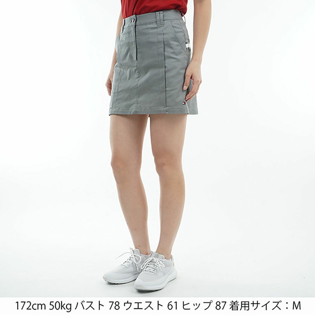 トミー ヒルフィガー ゴルフ Tommy Hilfiger Golf レディース レディース バックプリント ツイルスカート THLA514 詳細20