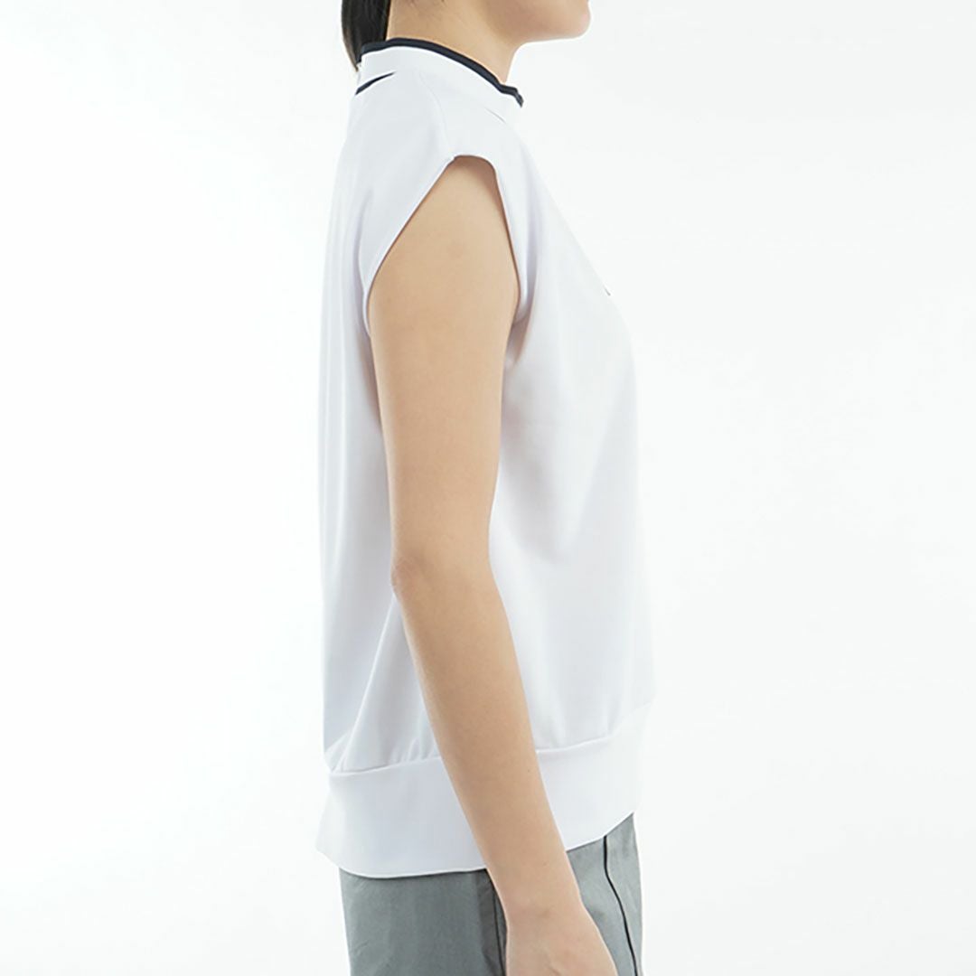 トミー ヒルフィガー ゴルフ Tommy Hilfiger Golf レディース レディース フレンチスリーブ コクーンモックネックシャツ THLA515 詳細8