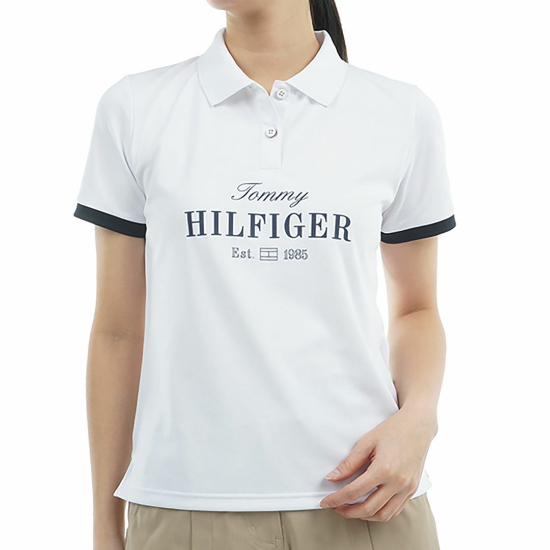 トミー ヒルフィガー ゴルフ Tommy Hilfiger Golf レディース レディース クラシックロゴ 半袖ポロシャツ THLA516 詳細2