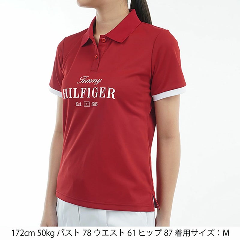 トミー ヒルフィガー ゴルフ Tommy Hilfiger Golf レディース レディース クラシックロゴ 半袖ポロシャツ THLA516 詳細5