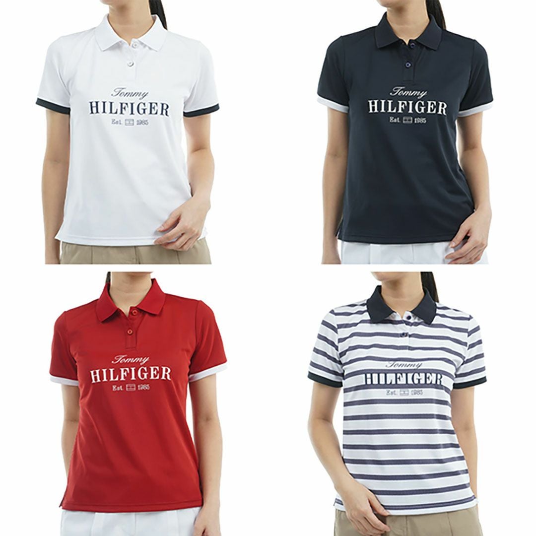 トミー ヒルフィガー ゴルフ Tommy Hilfiger Golf レディース レディース クラシックロゴ 半袖ポロシャツ THLA516 詳細19