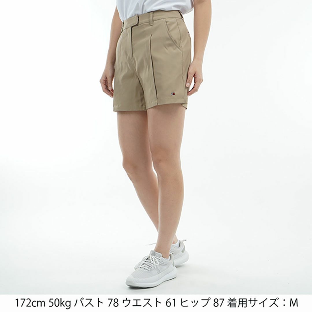 トミー ヒルフィガー ゴルフ Tommy Hilfiger Golf レディース レディース フロントタックツイル ショートパンツ THLA519 詳細19