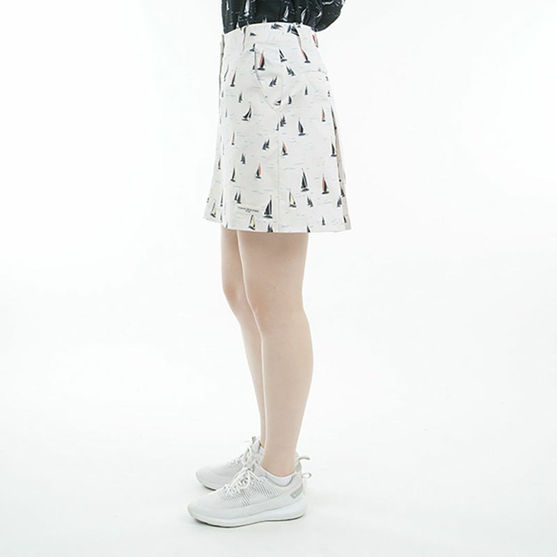 トミー ヒルフィガー ゴルフ Tommy Hilfiger Golf レディース レディース ヨットプリント スカート THLA521 詳細4