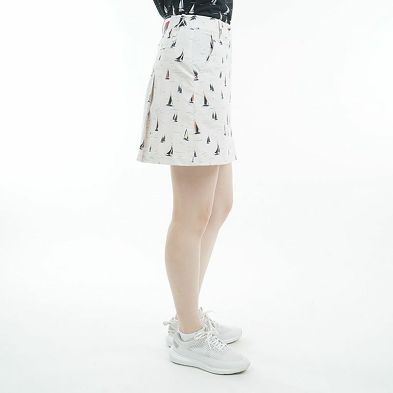 トミー ヒルフィガー ゴルフ Tommy Hilfiger Golf レディース レディース ヨットプリント スカート THLA521 詳細6
