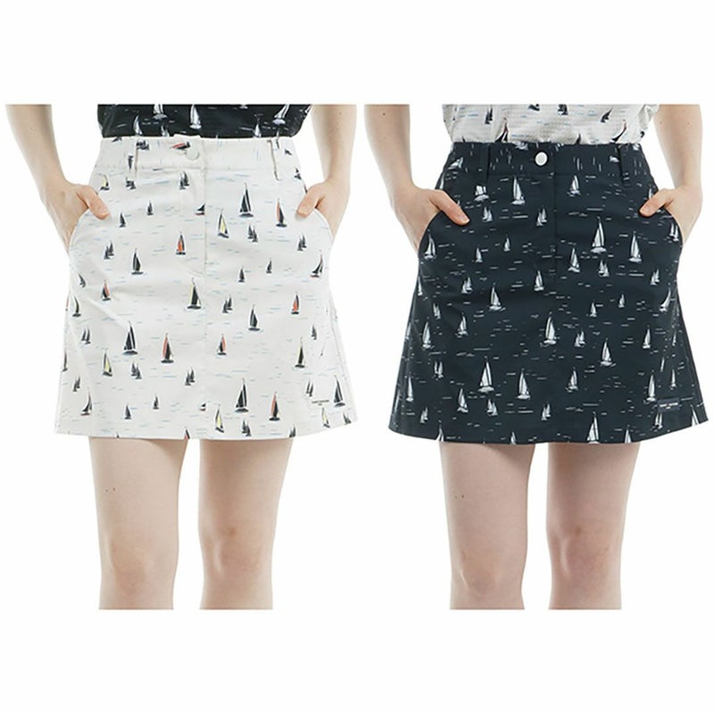 トミー ヒルフィガー ゴルフ Tommy Hilfiger Golf レディース レディース ヨットプリント スカート THLA521 詳細13