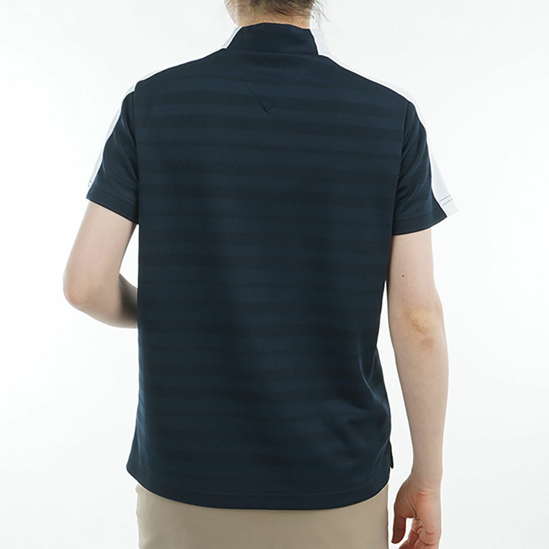 トミー ヒルフィガー ゴルフ Tommy Hilfiger Golf レディース レディース サークルロゴ 半袖モックネックシャツ THLA522 詳細15