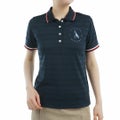 トミー ヒルフィガー ゴルフ Tommy Hilfiger Golf レディース レディース サークルロゴ ワンポイント半袖ポロシャツ THLA523 詳細1