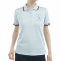 トミー ヒルフィガー ゴルフ Tommy Hilfiger Golf レディース レディース サークルロゴ ワンポイント半袖ポロシャツ THLA523 詳細3
