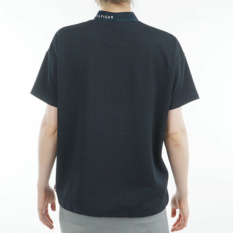 トミー ヒルフィガー ゴルフ Tommy Hilfiger Golf レディース レディース ジャカードリラックス 半袖モックネックシャツ THLA529 詳細16