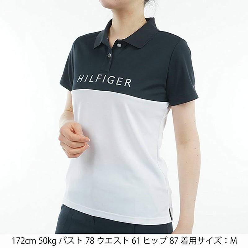 トミー ヒルフィガー ゴルフ Tommy Hilfiger Golf レディース レディース コントラストカラー 半袖ロゴポロシャツ THLA530 詳細14