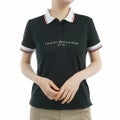 トミー ヒルフィガー ゴルフ Tommy Hilfiger Golf レディース レディース フロントロゴ ホワイトカラー半袖ポロシャツ THLA531 詳細3