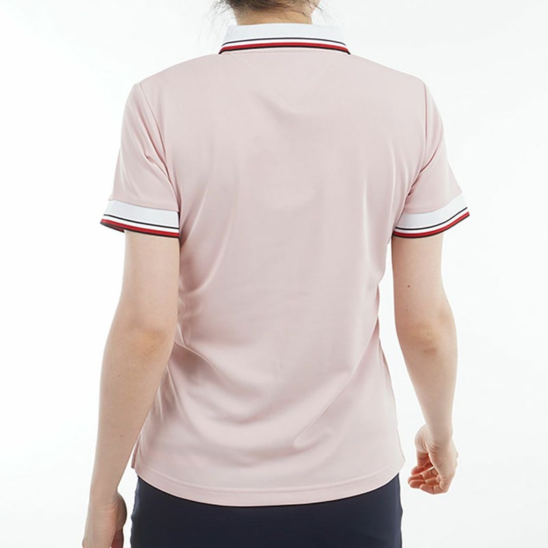 トミー ヒルフィガー ゴルフ Tommy Hilfiger Golf レディース レディース フロントロゴ ホワイトカラー半袖ポロシャツ THLA531 詳細19