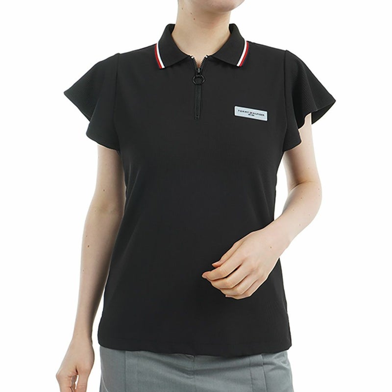 トミー ヒルフィガー ゴルフ Tommy Hilfiger Golf レディース レディース ハイテンション バタフライスリーブシャツ THLA533 詳細1