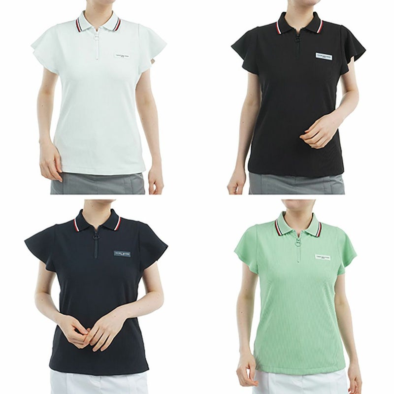 トミー ヒルフィガー ゴルフ Tommy Hilfiger Golf レディース レディース ハイテンション バタフライスリーブシャツ THLA533 詳細19