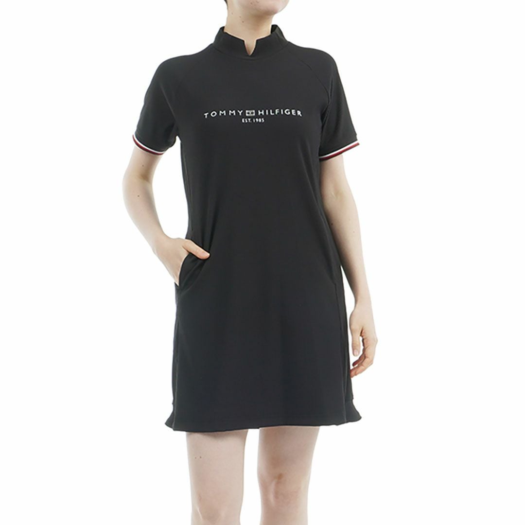 定価2万【トミーヒルフィガーゴルフ 】ゴルフウェア ワンピース ロゴ　長袖 30％OFF】[トミー ヒルフィガー ゴルフ]レディース ハイテンション