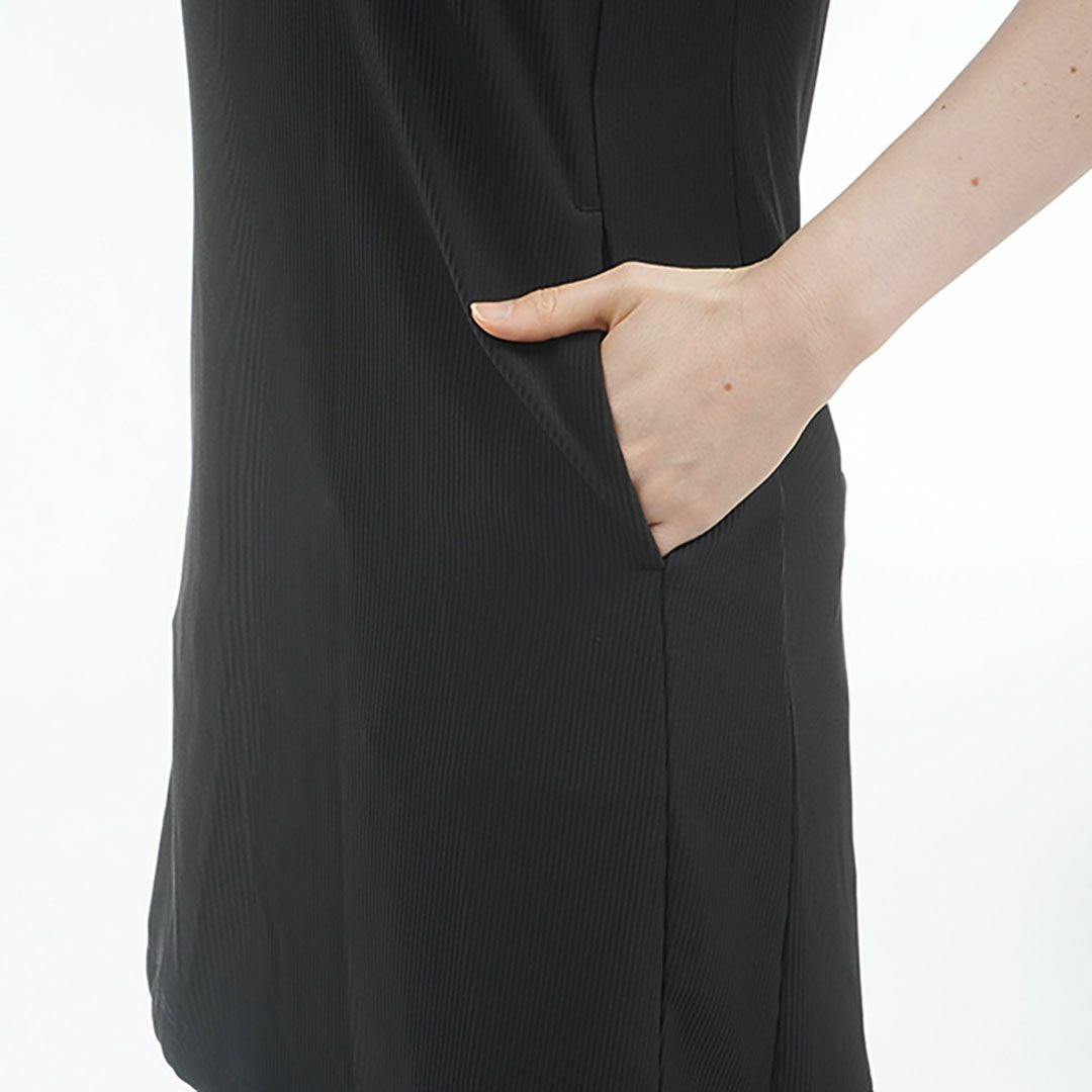 トミー ヒルフィガー ゴルフ Tommy Hilfiger Golf レディース レディース ハイテンションモックネック Aラインワンピース THLA534 詳細10