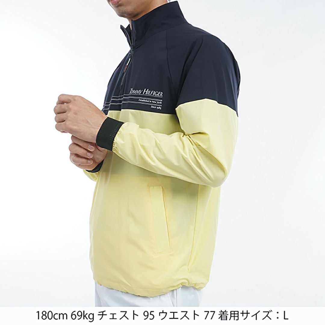 トミー ヒルフィガー ゴルフ Tommy Hilfiger Golf メンズ メンズ ハーフジップ ブルゾン THMA501 詳細16