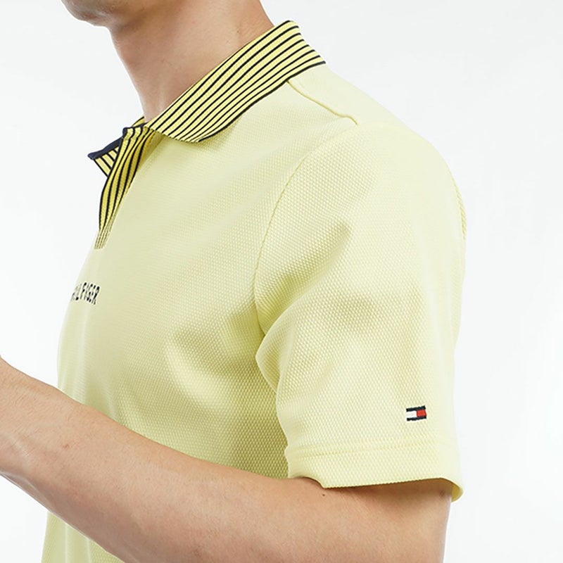 トミー ヒルフィガー ゴルフ Tommy Hilfiger Golf メンズ メンズ ビッグ鹿の子 スキッパーポロシャツ THMA502 詳細11