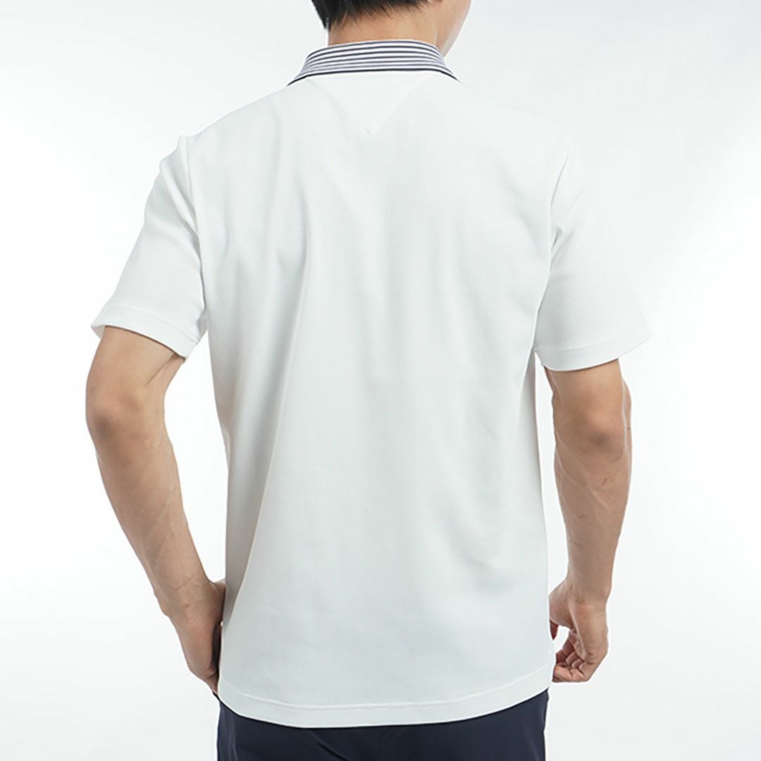 トミー ヒルフィガー ゴルフ Tommy Hilfiger Golf メンズ メンズ ビッグ鹿の子 スキッパーポロシャツ THMA502 詳細16