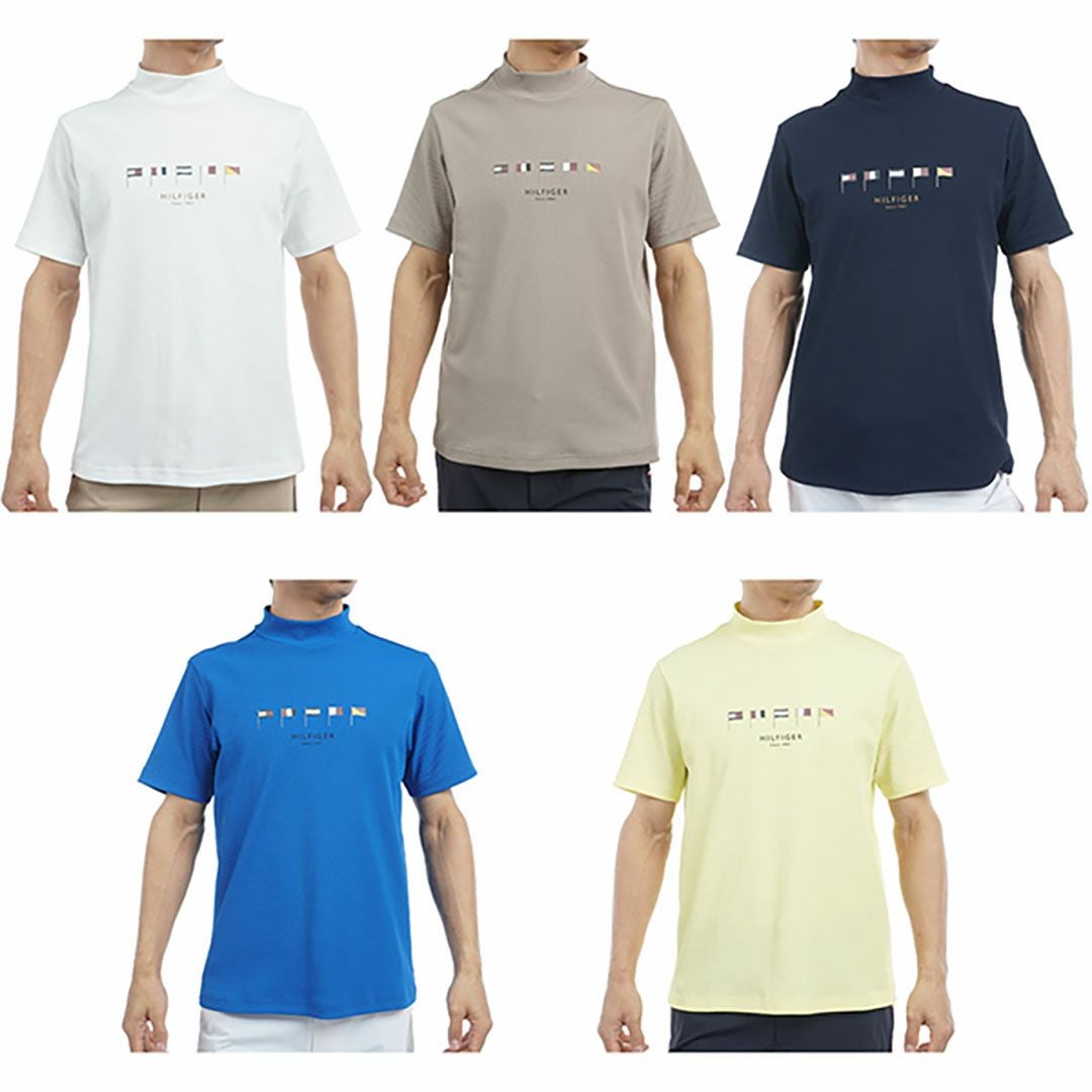 トミー ヒルフィガー ゴルフ Tommy Hilfiger Golf メンズ メンズ マルチフラッグ 半袖モックネックシャツ THMA503 詳細21