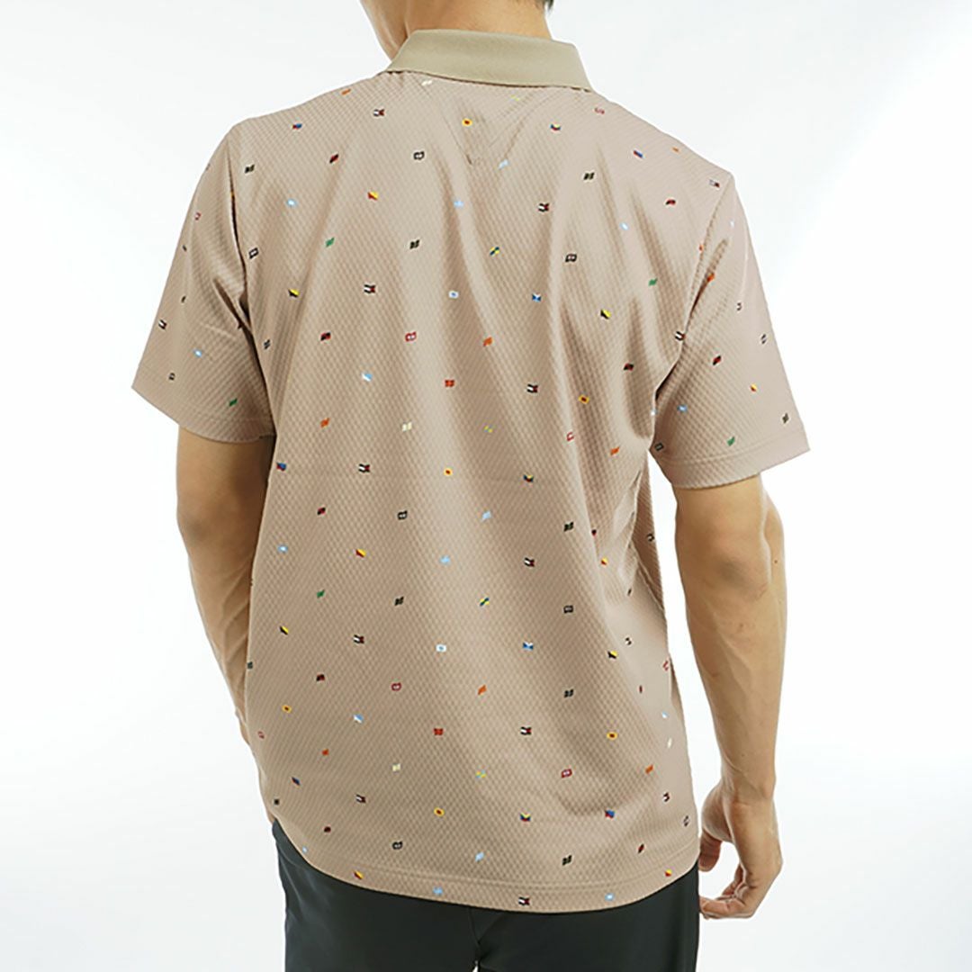 トミー ヒルフィガー ゴルフ Tommy Hilfiger Golf メンズ メンズ マルチフラッグモノグラム 半袖ポロシャツ THMA504 詳細14