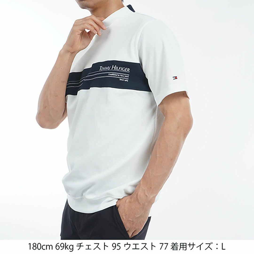 30％OFF】[トミー ヒルフィガー ゴルフ]メンズ カラーブロック 半袖