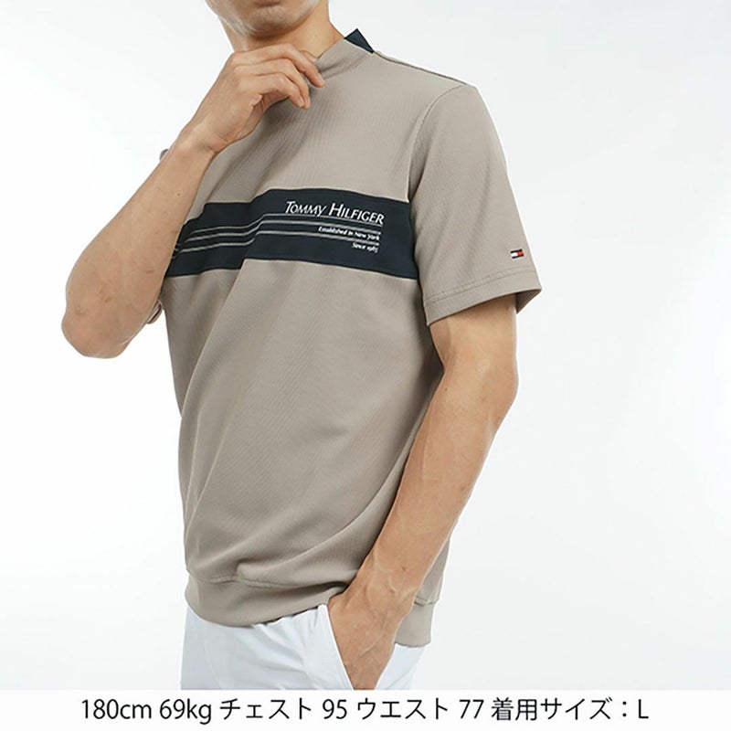 トミー ヒルフィガー ゴルフ Tommy Hilfiger Golf メンズ メンズ カラーブロック 半袖モックネックシャツ THMA505 詳細15