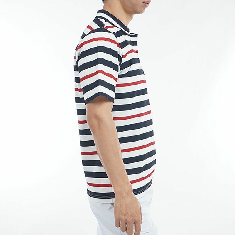 トミー ヒルフィガー ゴルフ Tommy Hilfiger Golf メンズ メンズ マルチボーダー 半袖ポロシャツ THMA506 詳細7