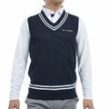 トミー ヒルフィガー ゴルフ Tommy Hilfiger Golf メンズ メンズ シャドーストライプ クリケットニットベスト THMA510 詳細3