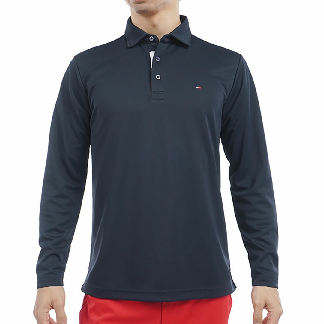 トミー ヒルフィガー ゴルフ Tommy Hilfiger Golf メンズ メンズ ベーシックプレーン 長袖シャツ THMA511 詳細1