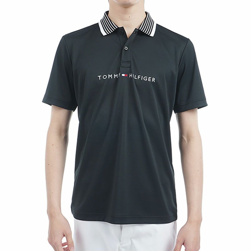 トミー ヒルフィガー ゴルフ Tommy Hilfiger Golf メンズ メンズ エッセンシャルストライプカラー 半袖ポロシャツ THMA513 詳細3