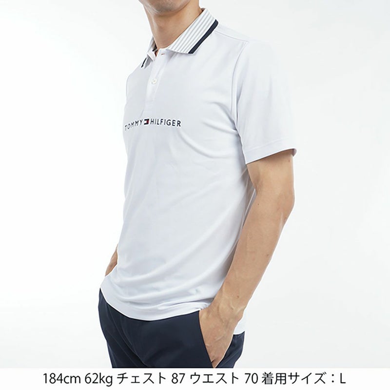 トミー ヒルフィガー ゴルフ Tommy Hilfiger Golf メンズ メンズ エッセンシャルストライプカラー 半袖ポロシャツ THMA513 詳細14