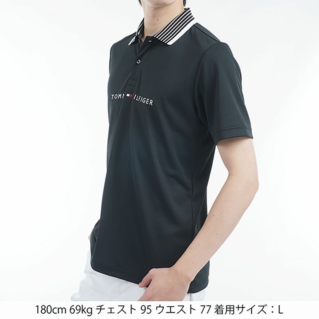 トミー ヒルフィガー ゴルフ Tommy Hilfiger Golf メンズ メンズ エッセンシャルストライプカラー 半袖ポロシャツ THMA513 詳細16