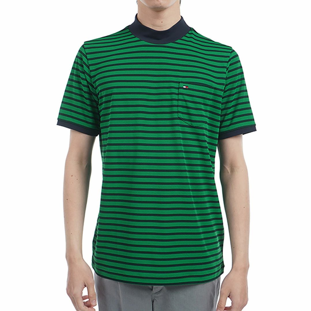 トミー ヒルフィガー ゴルフ Tommy Hilfiger Golf メンズ メンズ エッセンシャル 半袖モックネックシャツ THMA515 詳細1