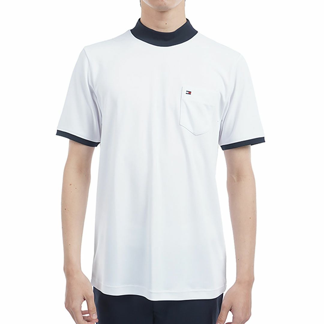 トミー ヒルフィガー ゴルフ Tommy Hilfiger Golf メンズ メンズ エッセンシャル 半袖モックネックシャツ THMA515 詳細2