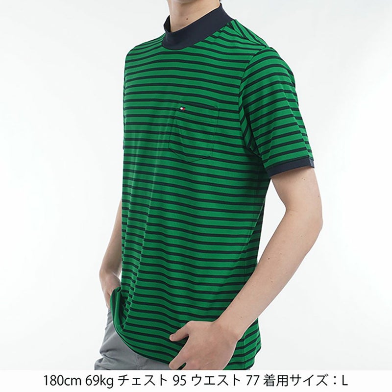 トミー ヒルフィガー ゴルフ Tommy Hilfiger Golf メンズ メンズ エッセンシャル 半袖モックネックシャツ THMA515 詳細8