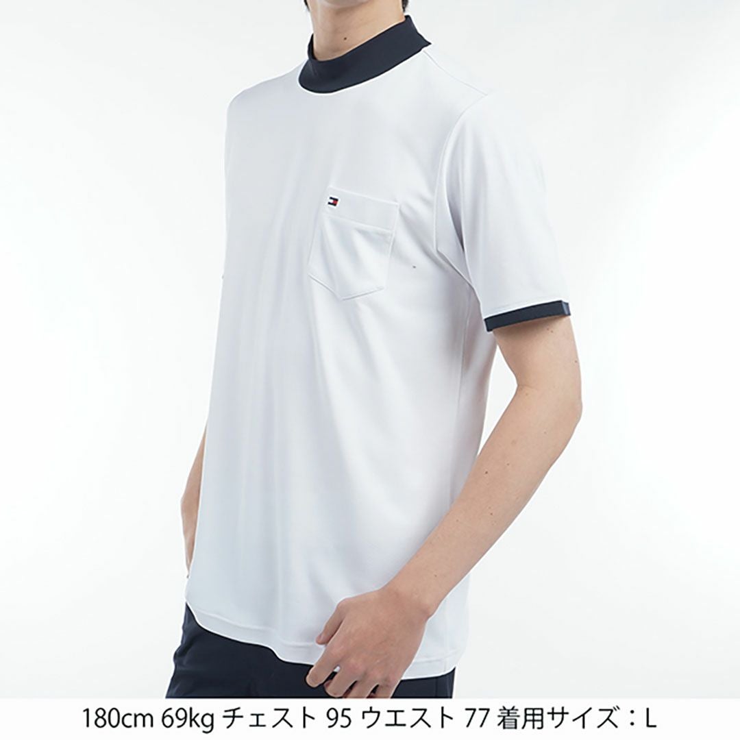トミー ヒルフィガー ゴルフ Tommy Hilfiger Golf メンズ メンズ エッセンシャル 半袖モックネックシャツ THMA515 詳細17