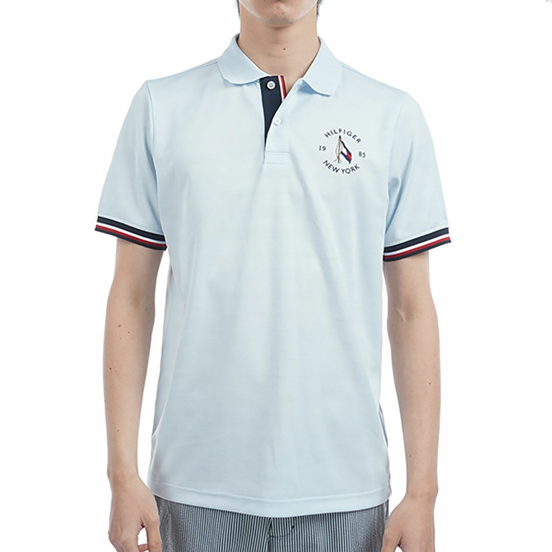 トミー ヒルフィガー ゴルフ Tommy Hilfiger Golf メンズ メンズ サークルロゴ 半袖ポロシャツ THMA518 詳細4