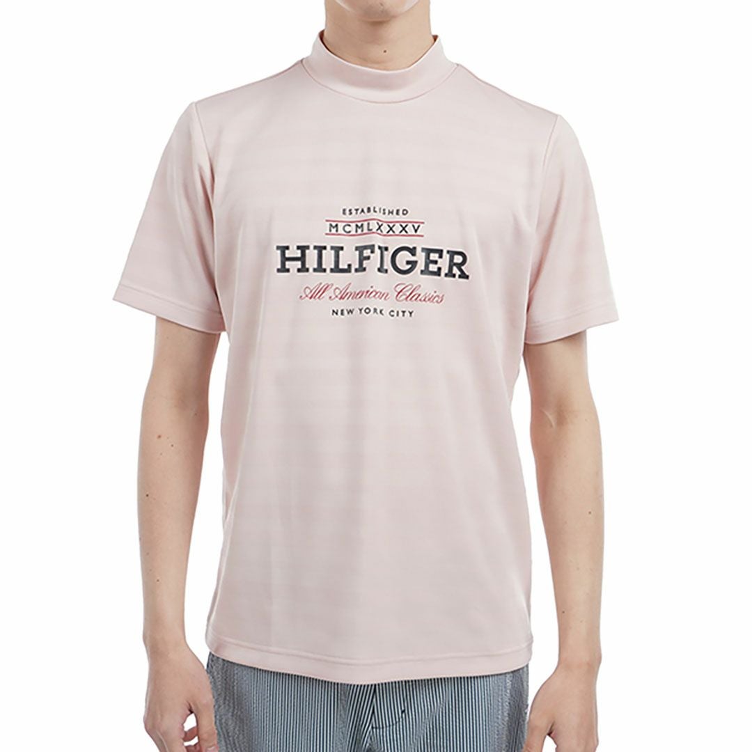 トミー ヒルフィガー ゴルフ Tommy Hilfiger Golf メンズ メンズ フロントロゴ 半袖モックネックシャツ THMA520 詳細4