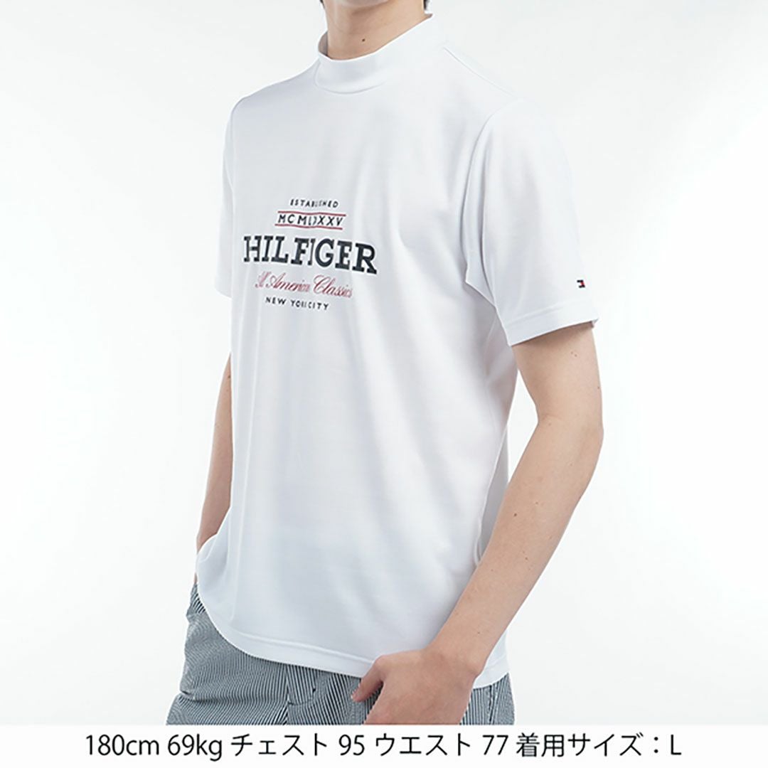 トミー ヒルフィガー ゴルフ Tommy Hilfiger Golf メンズ メンズ フロントロゴ 半袖モックネックシャツ THMA520 詳細15