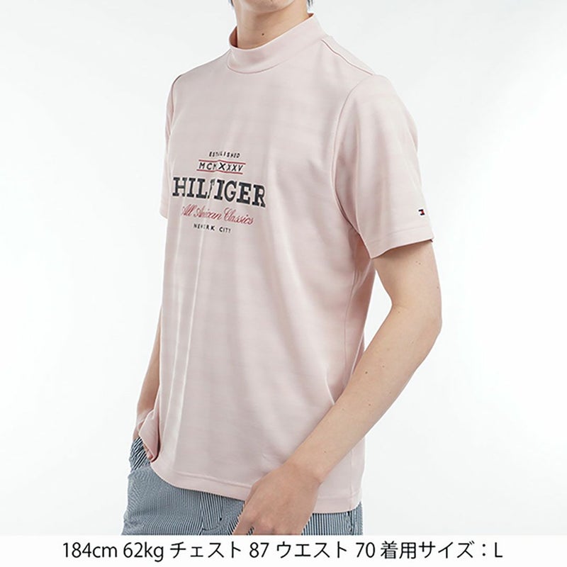 トミー ヒルフィガー ゴルフ Tommy Hilfiger Golf メンズ メンズ フロントロゴ 半袖モックネックシャツ THMA520 詳細19