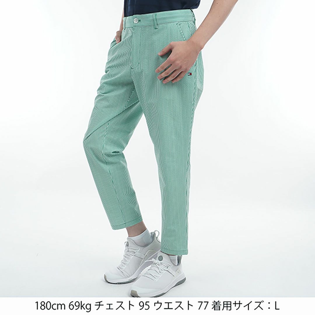 トミー ヒルフィガー ゴルフ Tommy Hilfiger Golf メンズ メンズ サッカーストライプ イージーパンツ THMA521 詳細5