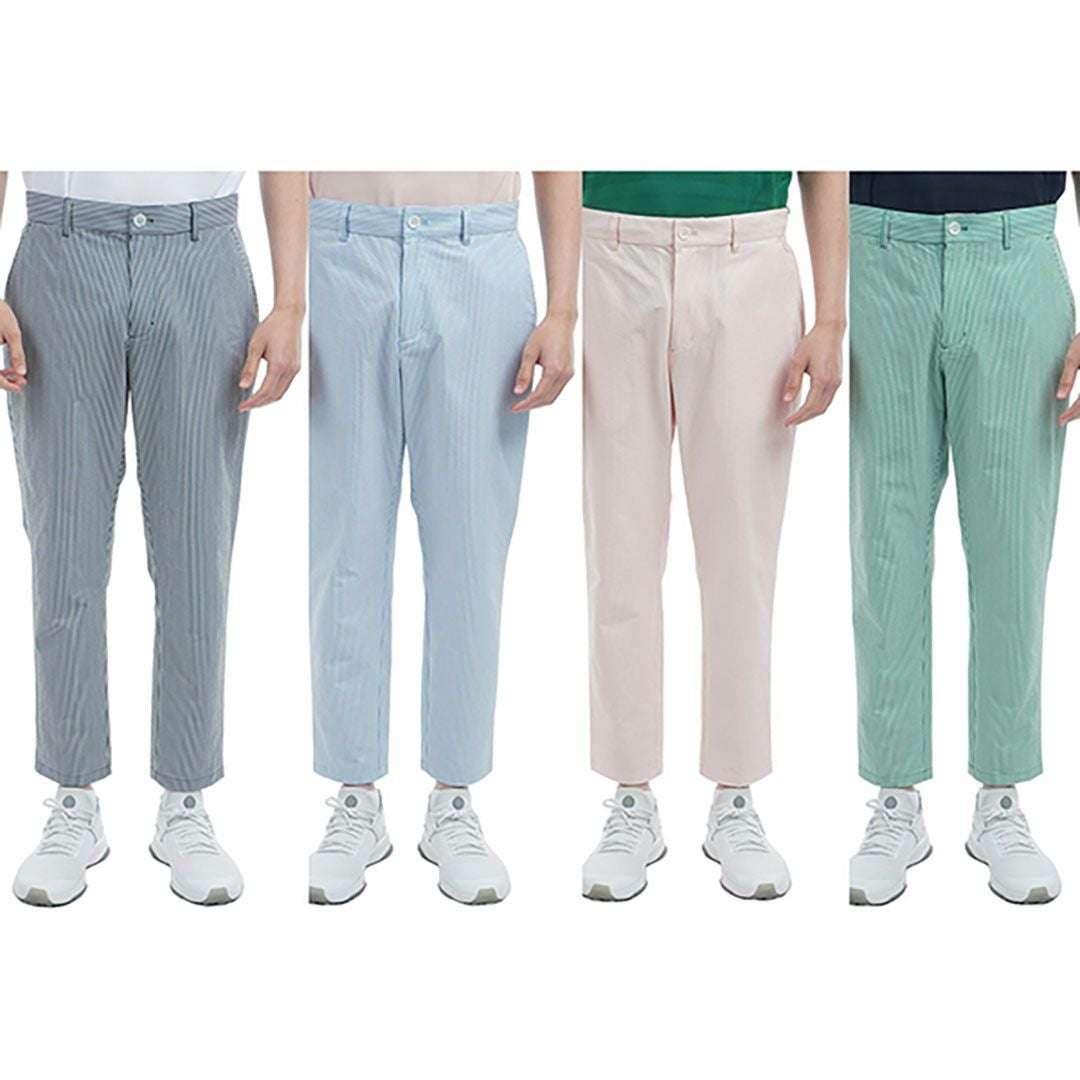 トミー ヒルフィガー ゴルフ Tommy Hilfiger Golf メンズ メンズ サッカーストライプ イージーパンツ THMA521 詳細18