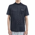 トミー ヒルフィガー ゴルフ Tommy Hilfiger Golf メンズ メンズ バンダナプリント 半袖モックネックシャツ THMA524 詳細2