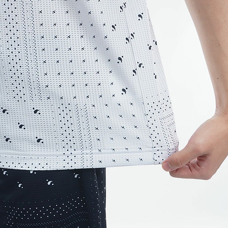 トミー ヒルフィガー ゴルフ Tommy Hilfiger Golf メンズ メンズ バンダナプリント 半袖モックネックシャツ THMA524 詳細7