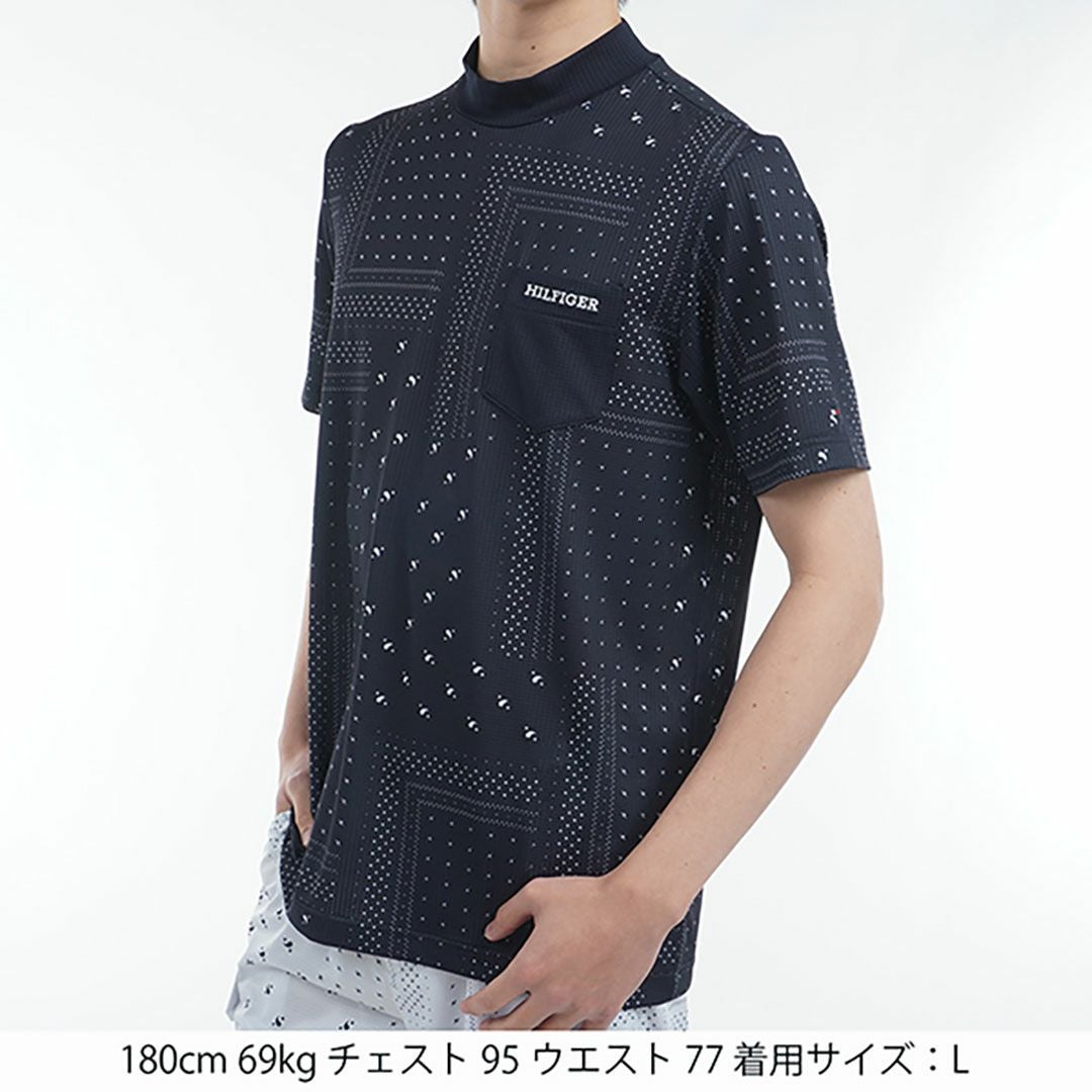 30％OFF】[トミー ヒルフィガー ゴルフ]メンズ バンダナプリント 半袖