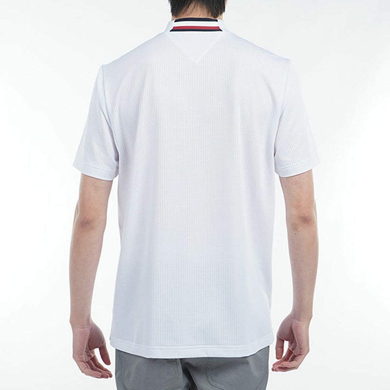 トミー ヒルフィガー ゴルフ Tommy Hilfiger Golf メンズ メンズ HILFIGERトリコグラフィック 半袖モックネックシャツ THMA527 詳細14